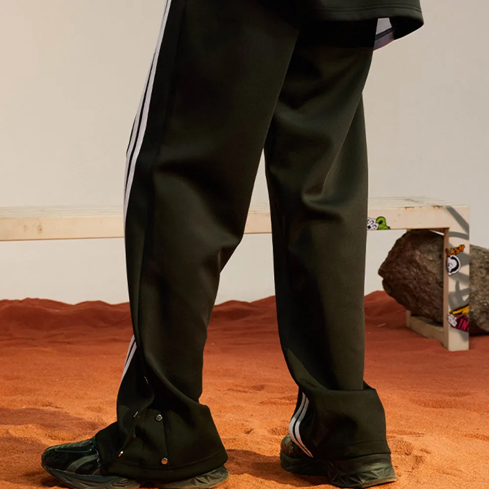 RACING STRIPED PANELED TROUSERS