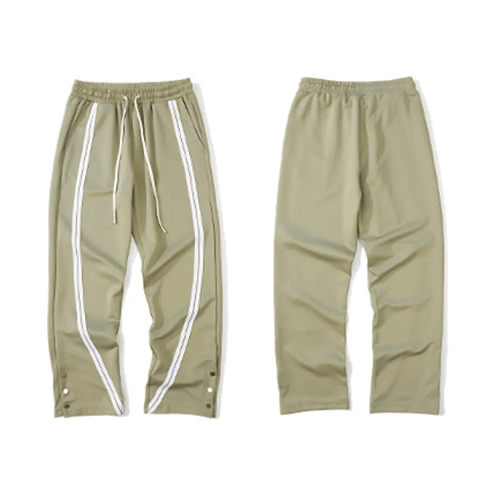RACING STRIPED PANELED TROUSERS