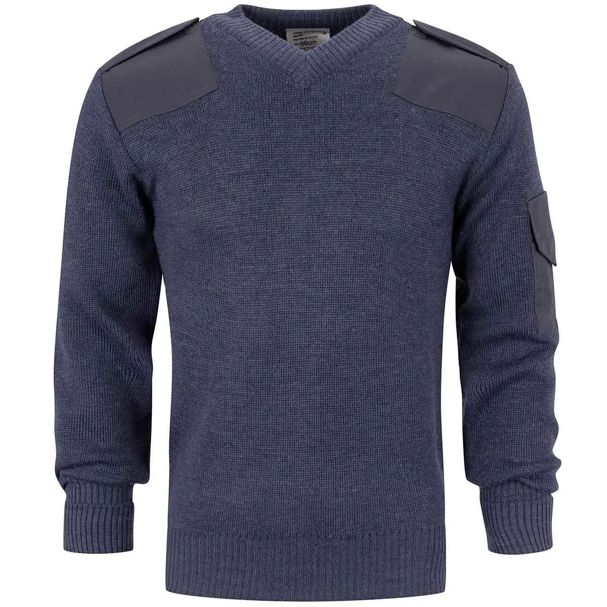 RAF Blue Wool V-Neck Jumper - Used