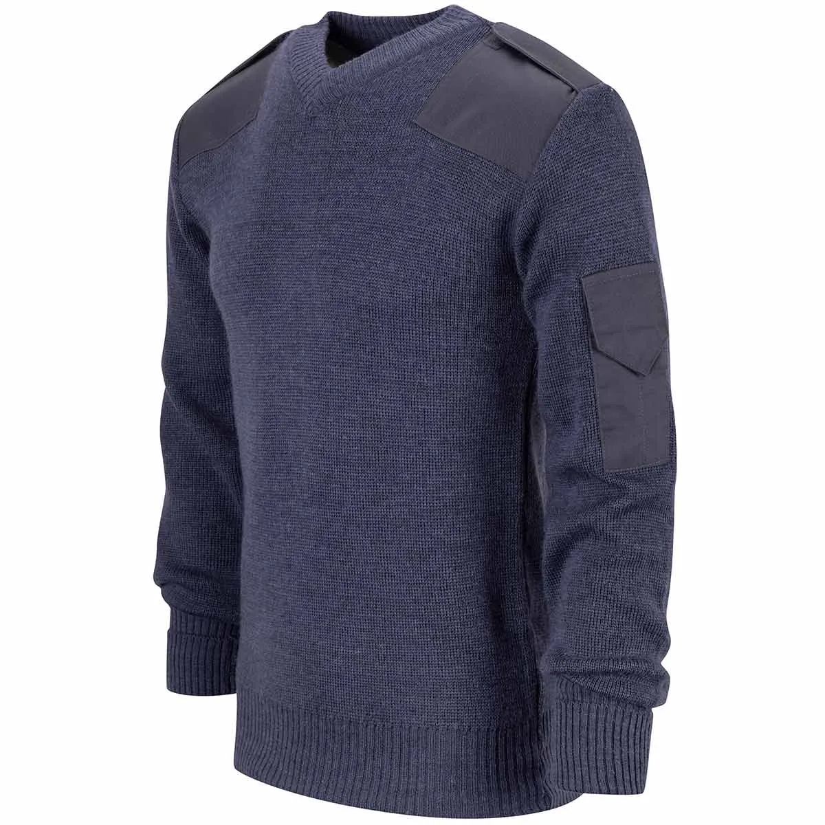 RAF Blue Wool V-Neck Jumper - Used
