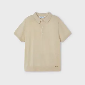 Raffia Short Sleeve Polo