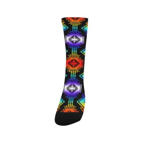 Rainbow Gathering Trouser Socks