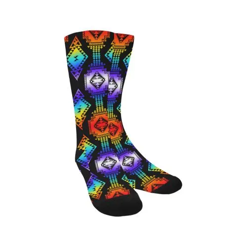 Rainbow Gathering Trouser Socks