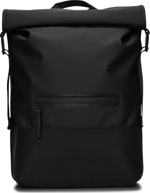 Rains Trail Rolltop Backpack Black | Buy Rains Trail Rolltop Backpack Black here | Outnorth