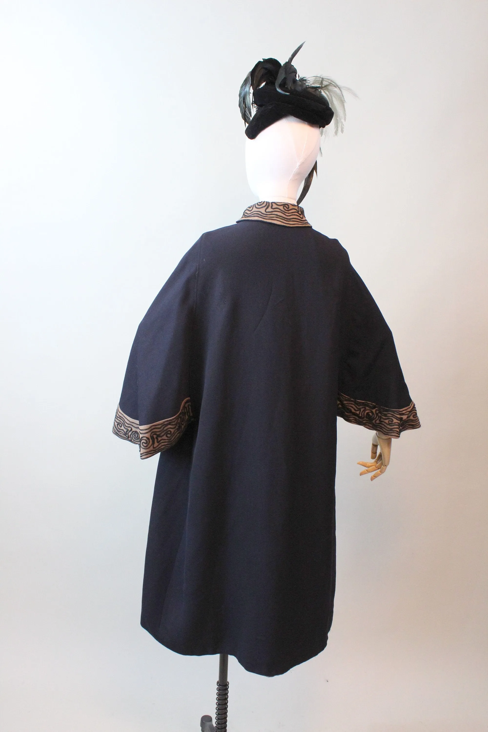 RARE 1910 EDWARDIAN CAPE soutache coat all sizes | new fall