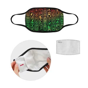RASTAGLYPH Mouth Mask in One Piece (2 Filters Included)