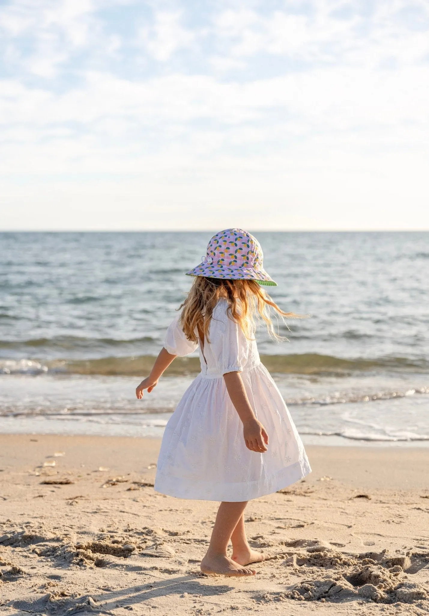 Ravello Gingham Wide Brim Sunhat