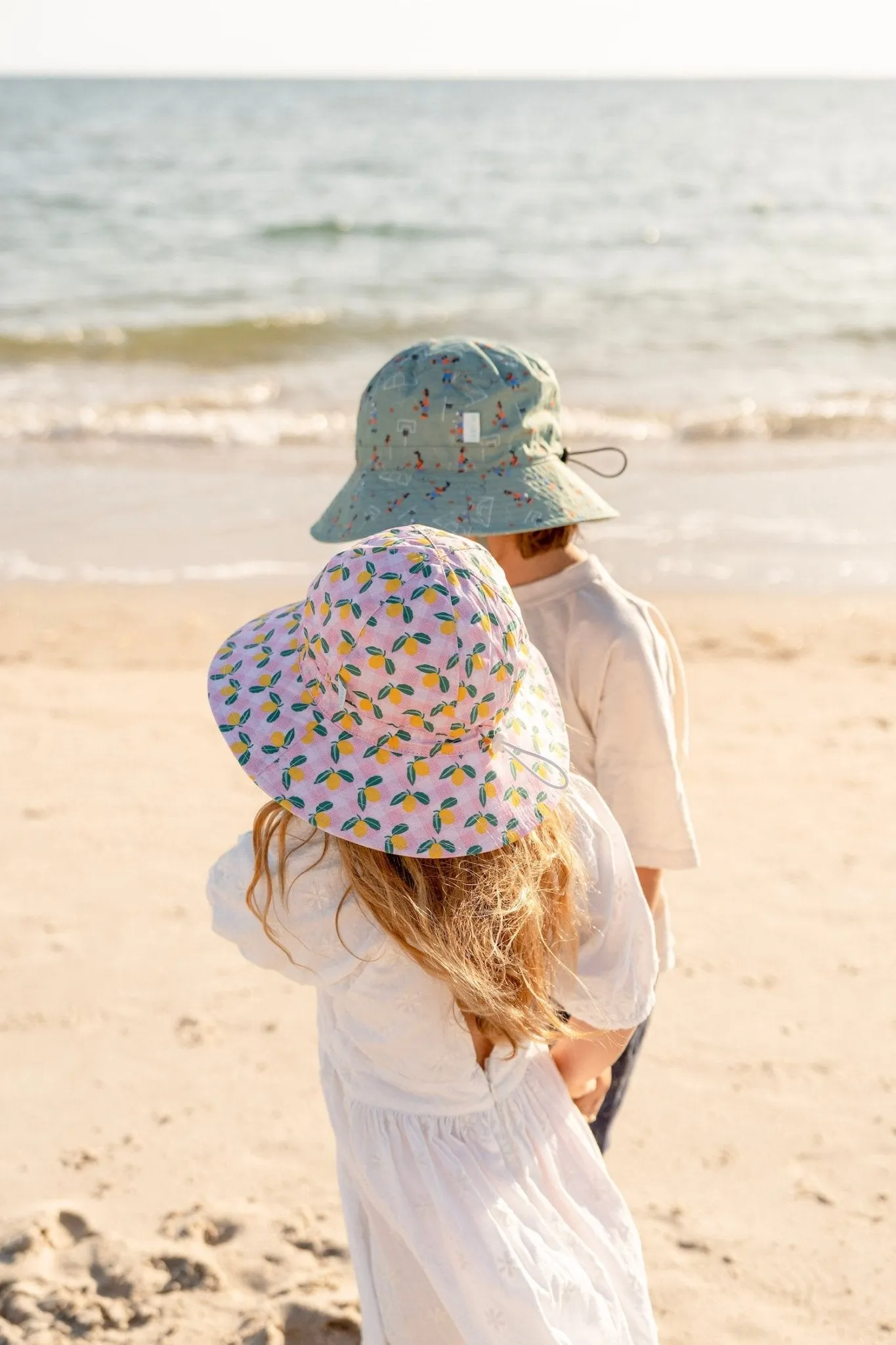 Ravello Gingham Wide Brim Sunhat