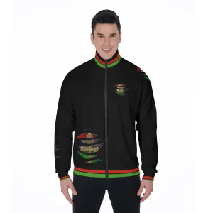 RBG ANKH B RIPPED Stand Collar Jacket