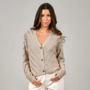 RD Style Raya Cardigan Sand