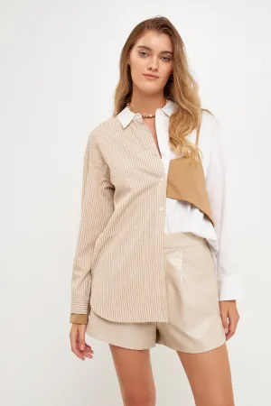 Button-Detail Shirts