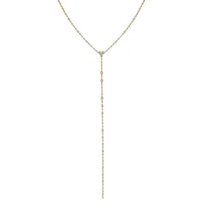 READY TO SHIP DIAMOND INFINITY Y NECKLACE