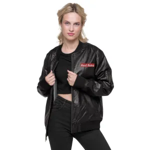 Real Retro Leather Bomber Jacket