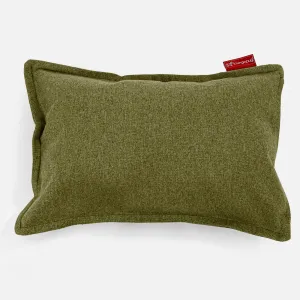 Rectangular Throw Pillow Cover 35 x 50cm - Interalli Wool Lime Green