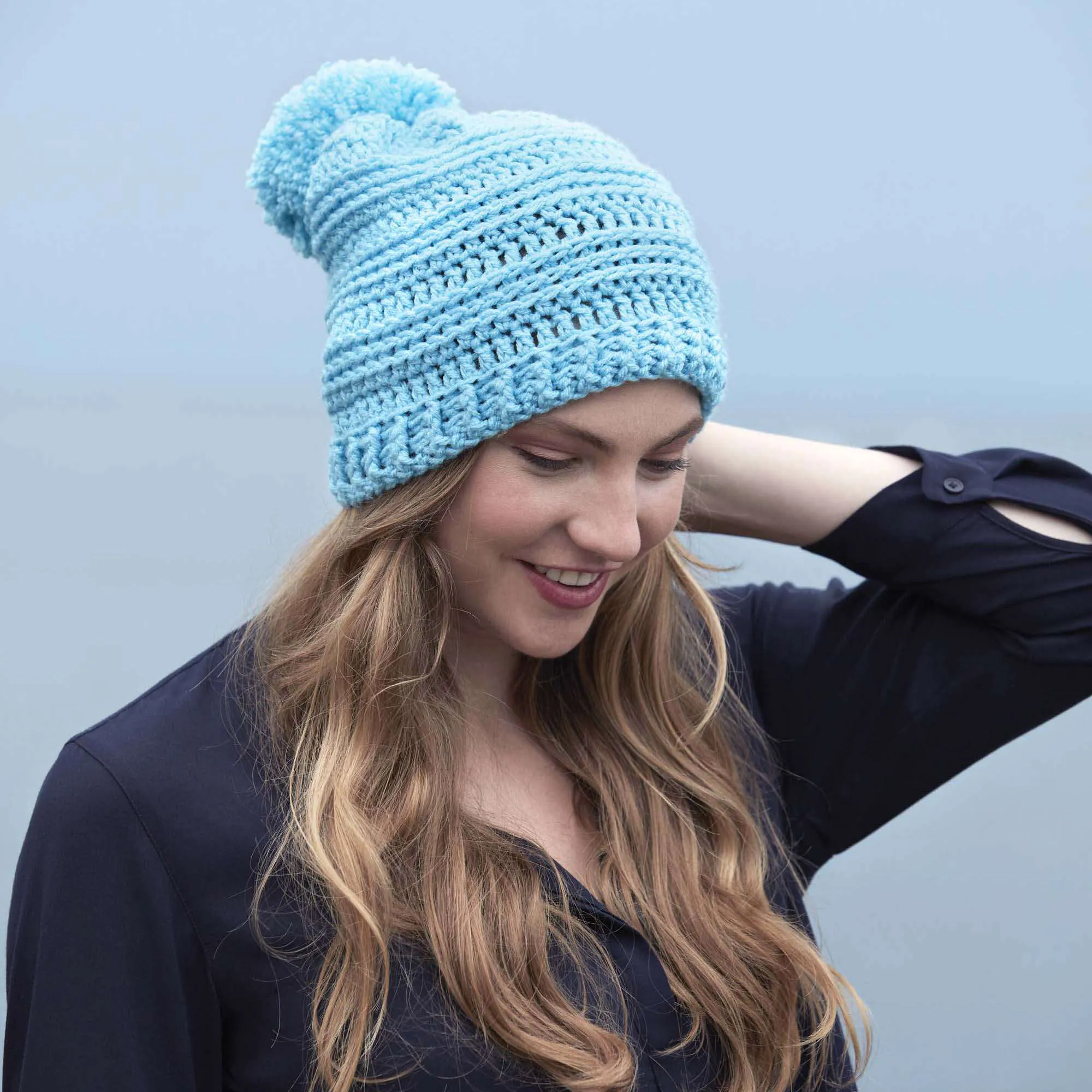 Red Heart Crochet For Warmth Horizon Hat