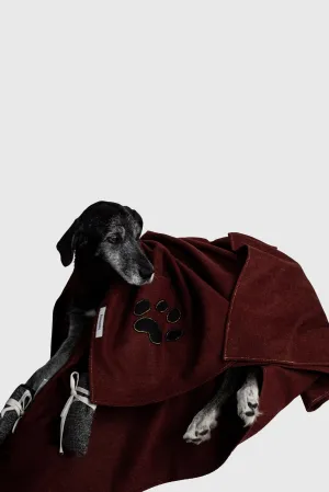 Red Wool Dog Blanket