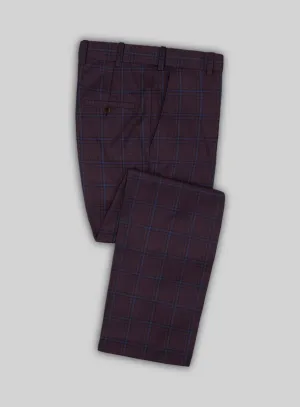 Reda Elupi Checks Wool Pants
