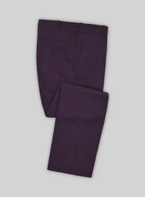 Reda Mauve Wool Pants