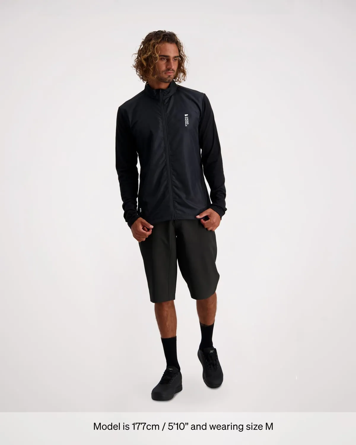 Redwood Merino Wind Jersey - Black