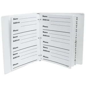 REFILLS PAGES for Compact Edition Giant Print Address Book for Low Vision