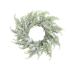 Regency International 13" Snowy Cedar Wreath