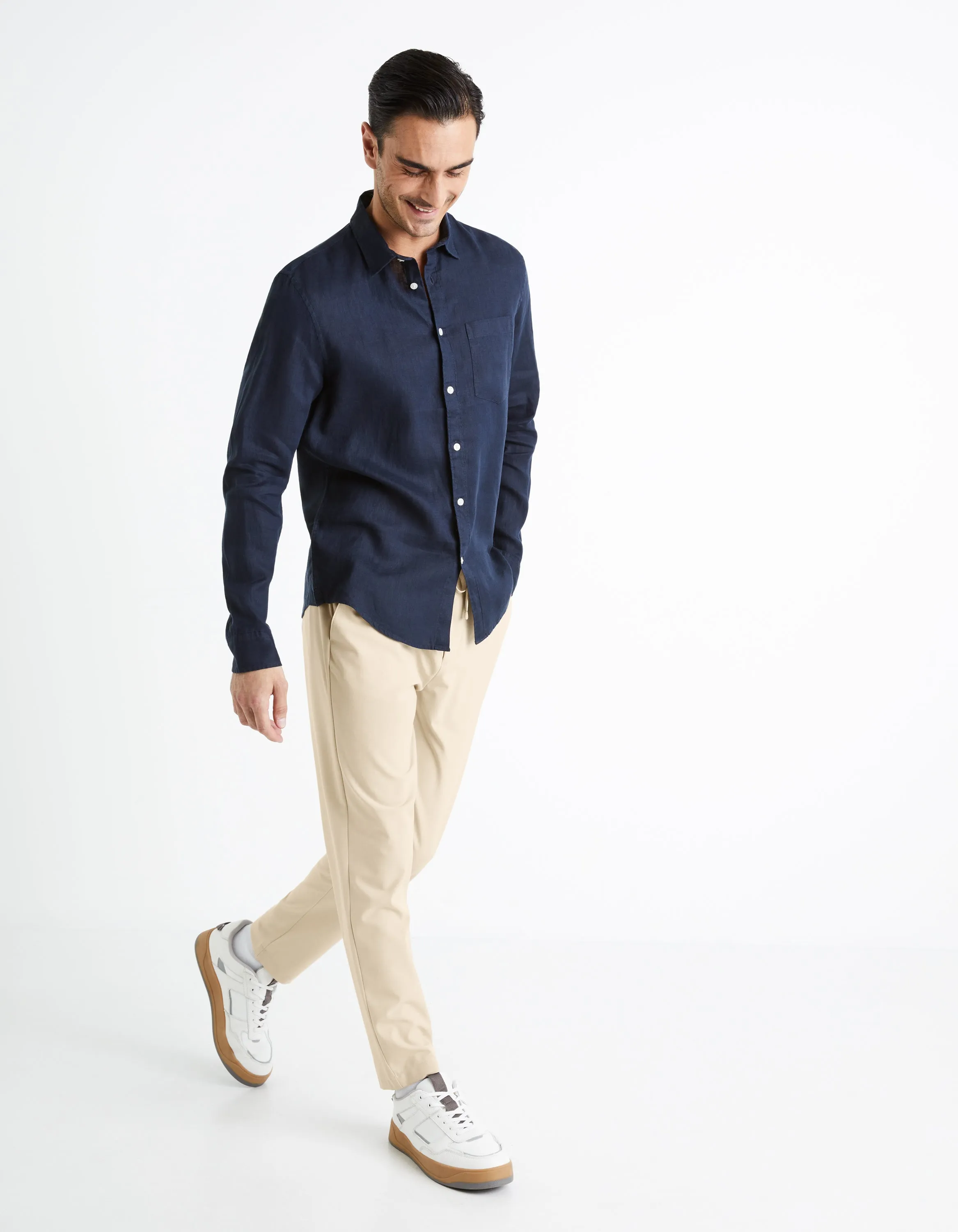 Regular shirt 100% linen