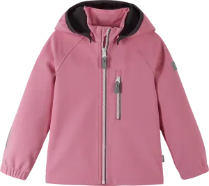 Reima Kids&#x27; Softshell Jacket Vantti Sunset Pink | Buy Reima Kids&#x27; Softshell Jacket Vantti Sunset Pink here | Outnorth