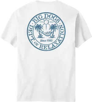 Relaxation Badge Denim T-shirt
