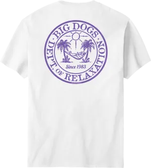 Relaxation Badge Purple T-shirt
