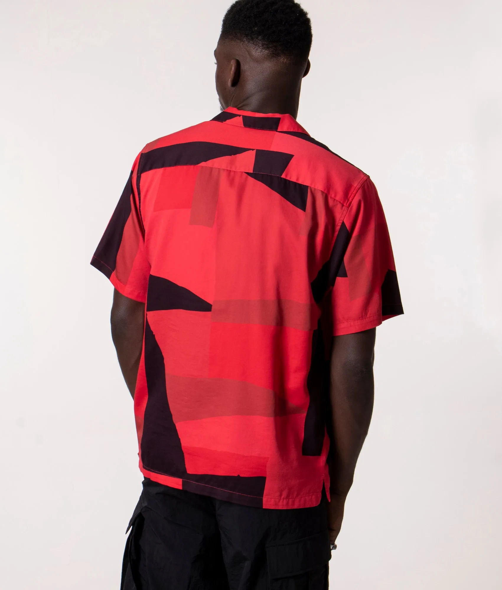 Relaxed Fit Short Sleeve Geo Shirt