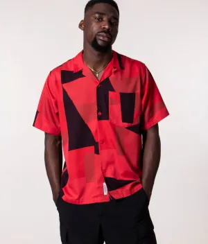 Relaxed Fit Short Sleeve Geo Shirt