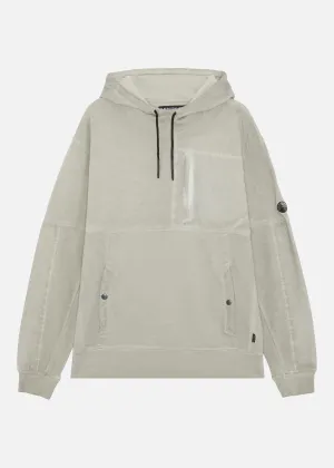 RELAXED HOODIE OFF WHITE