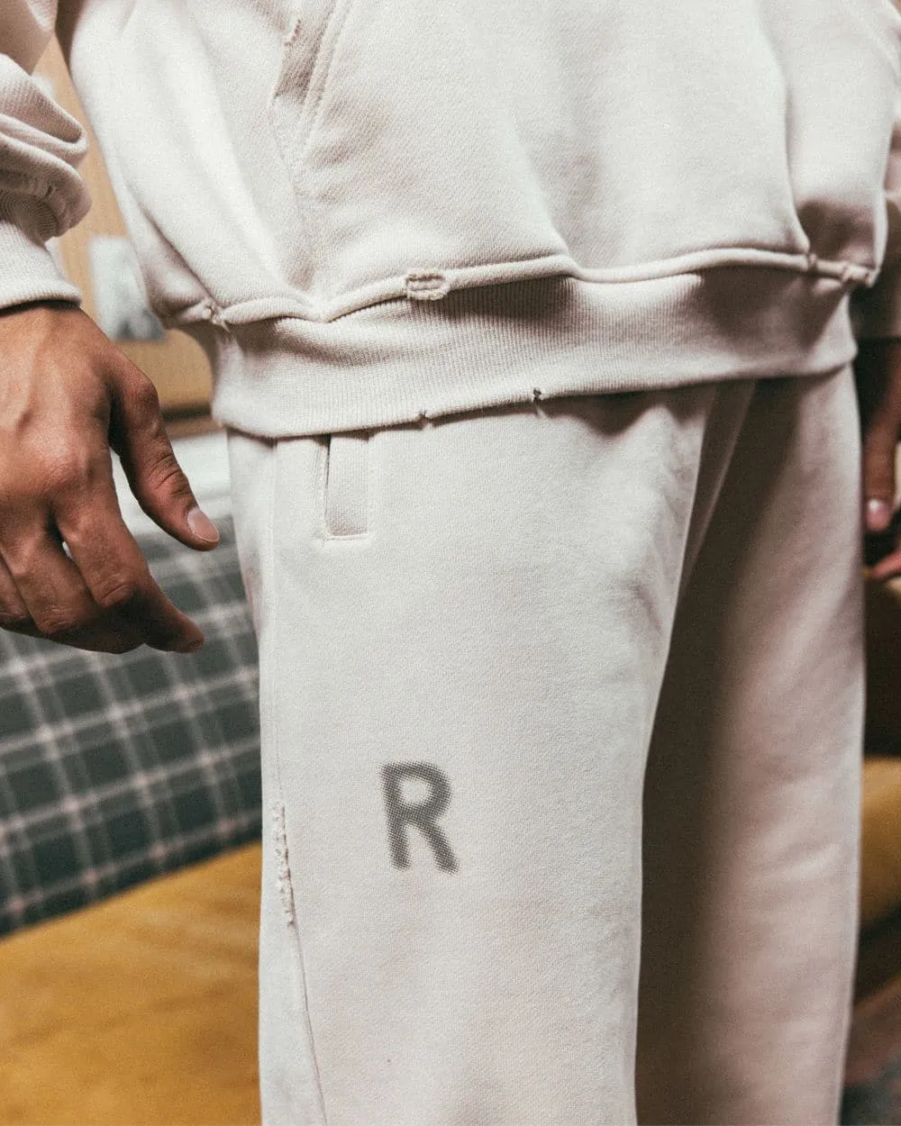 RELAXED SWEATPANTS - BONE