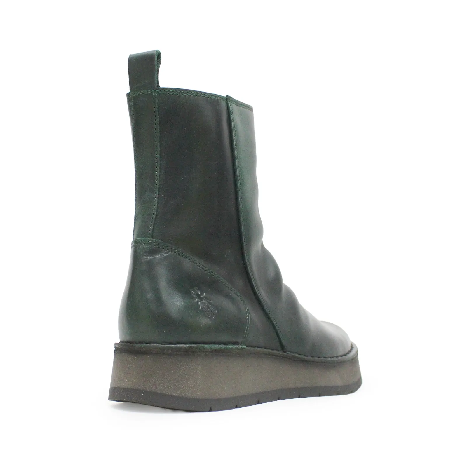 Reno053Fly Rug Leather Women's Zip Up Ankle Boots