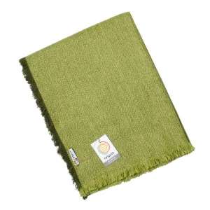 ReSpiin Recycled Wool Throw - Fern Green
