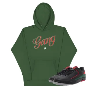 Retro 2 Low Christmas Gucci Gang Hoodie