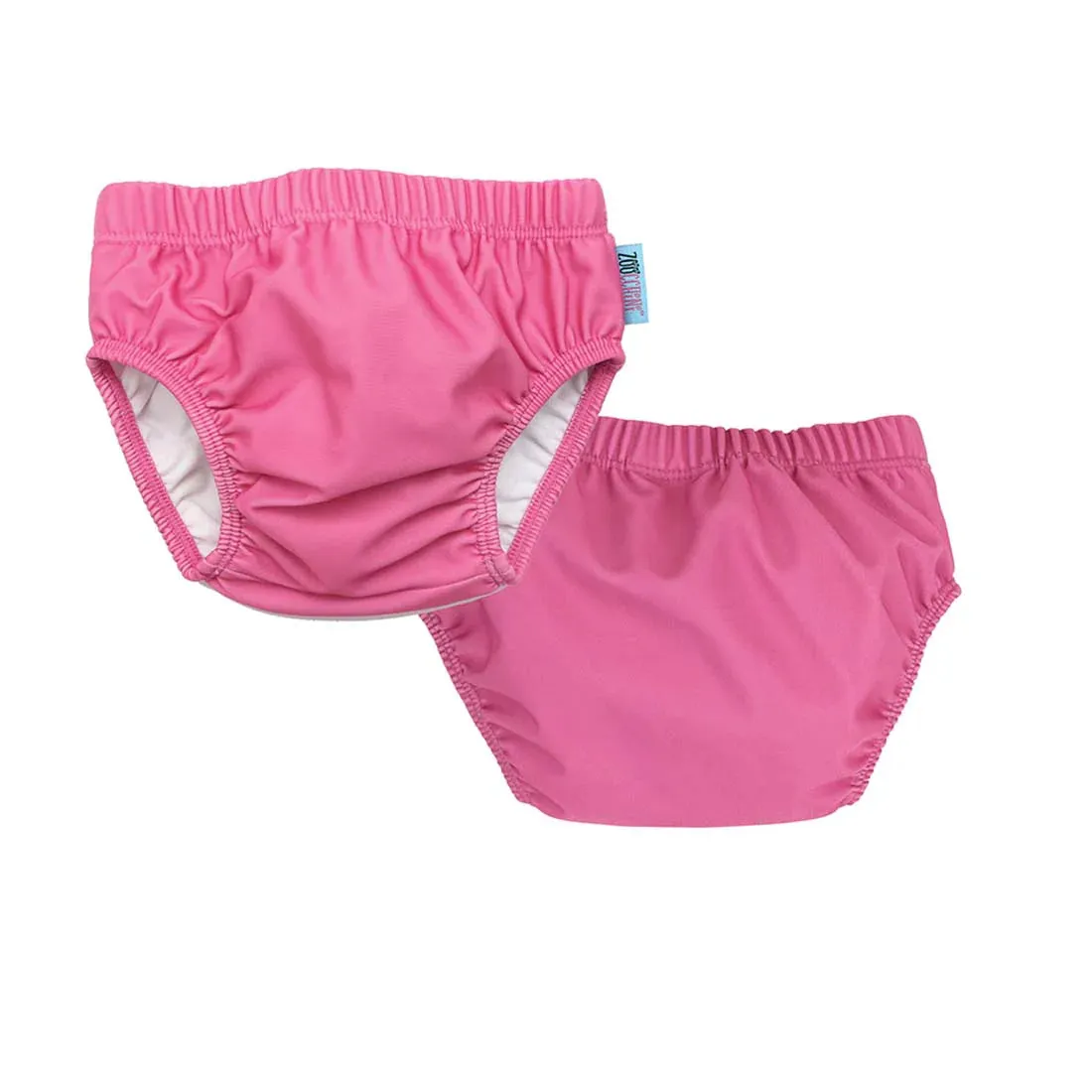 Reusable Baby Swim Diaper & Sun Hat Set - Pink Shark