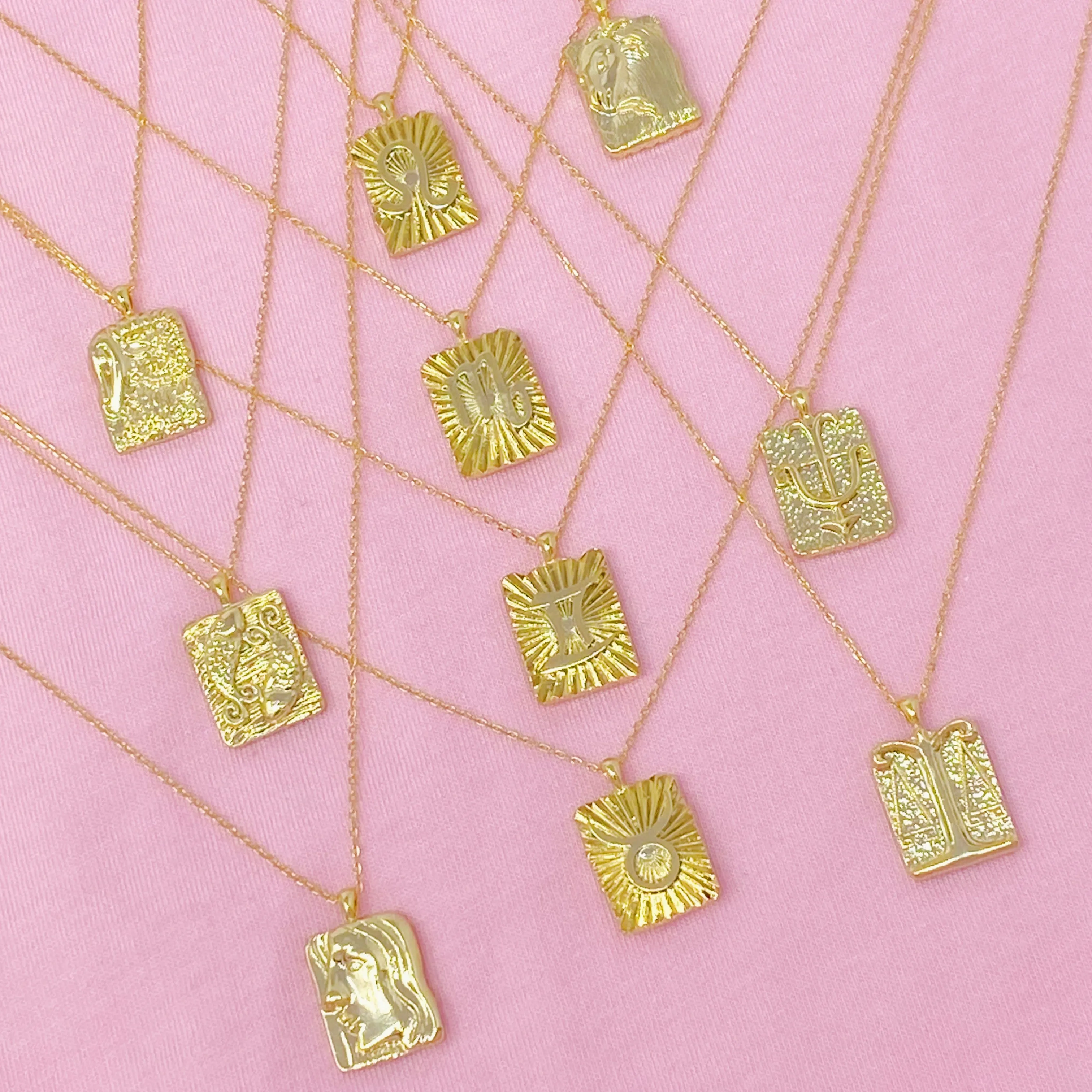 Reversible Zodiac Necklace