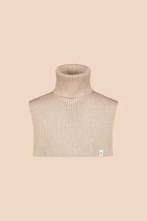 Rib Neck Warmer Light Sand