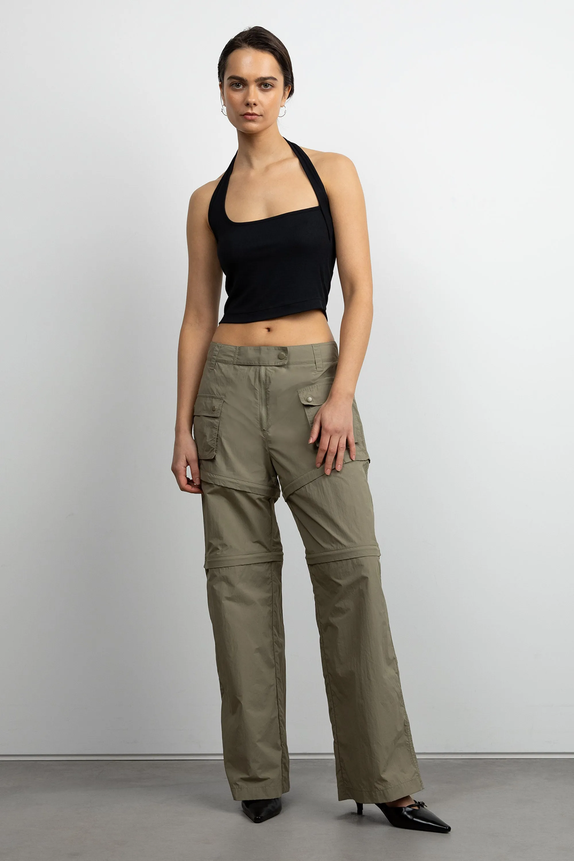 RIBBED HALTER TANK