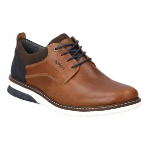 Rieker 14405-24 Brown Mens Casual Comfort Leather Slip On Shoes