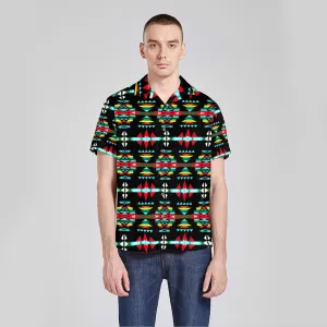 River Trail Sunset Button Up Silk Shirt