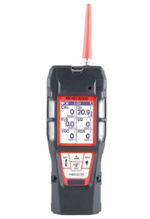 RKI 72-6ABX-C GX-6000 For LEL/O2/H2S/CO/VOC’s (0 - 6,000 ppm)PID