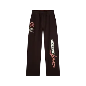RL LA 24 Flare French Terry Brown Sweatpants