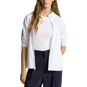 RLX Ralph Lauren Women's Power Stretch Full-Zip Golf Jacket - Ceramic White