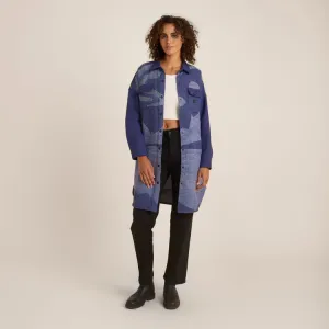 Roark Amberley Bendik Long Sleeve Flannel - EVENING BLUE