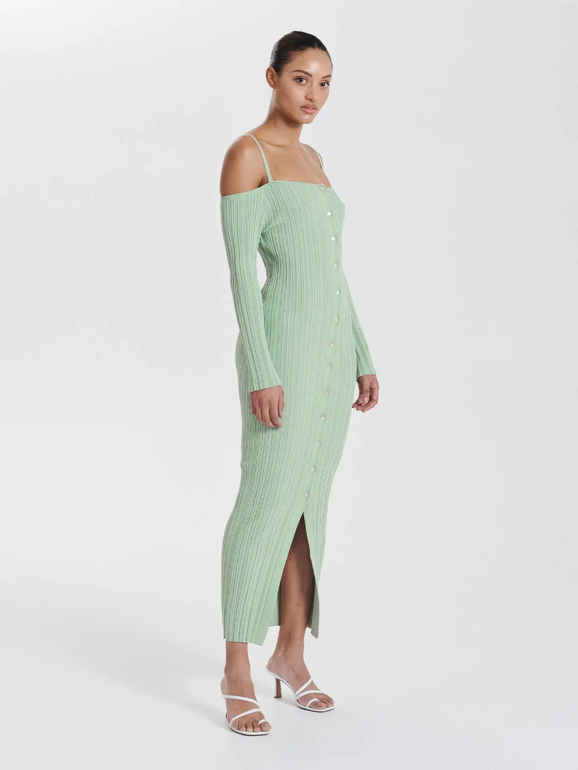 Roberta Knit Dress - Seagrass