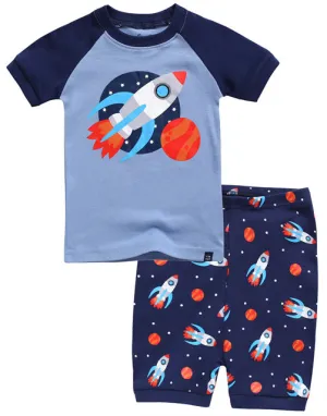 Rocket Fire Short Sleeve Pajamas