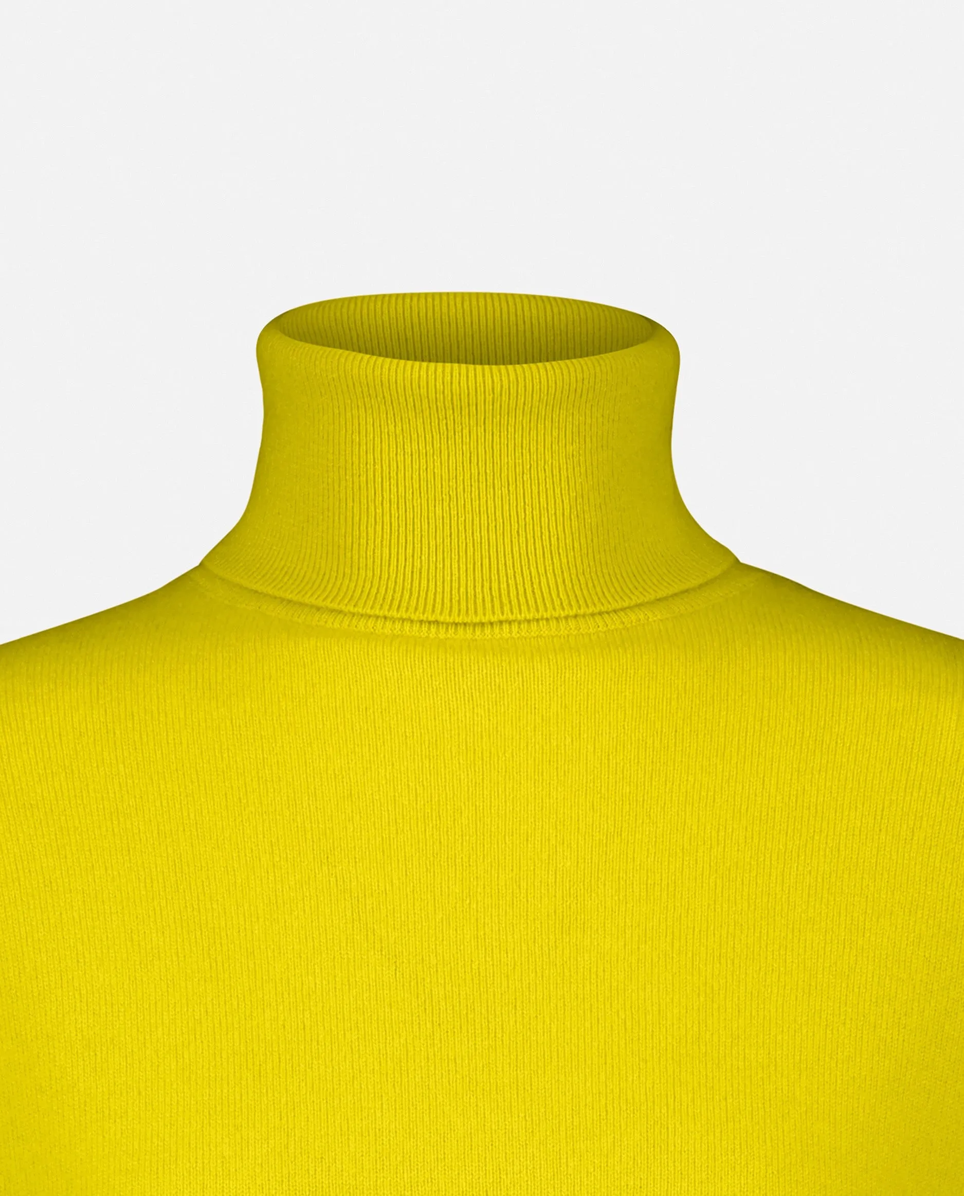 Rolli aus Cashmere in Gelb