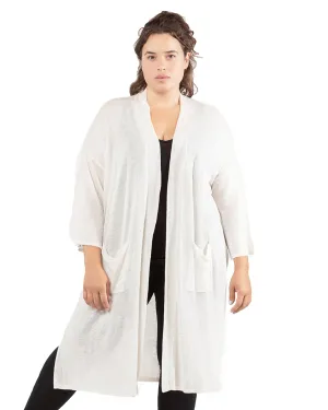 Rosalie Open Front Cardigan | Ivory